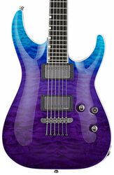 Guitarra eléctrica con forma de str. Esp Horizon NT-II (EMG) - Blue-purple gradation