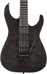 Guitarra eléctrica con forma de str. Esp E-II M-II Neck Thru (Japan) - See thru black