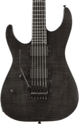 Guitarra electrica para zurdos Esp E-II M-II Neck Thru LH (Japan) - See thru black