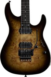 Guitarra electrica metalica Esp E-II SN-II (Japan) - Nebula black burst