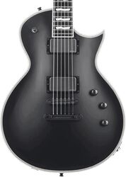 Guitarra eléctrica de corte único. Esp Eclipse (Japan) - Black satin