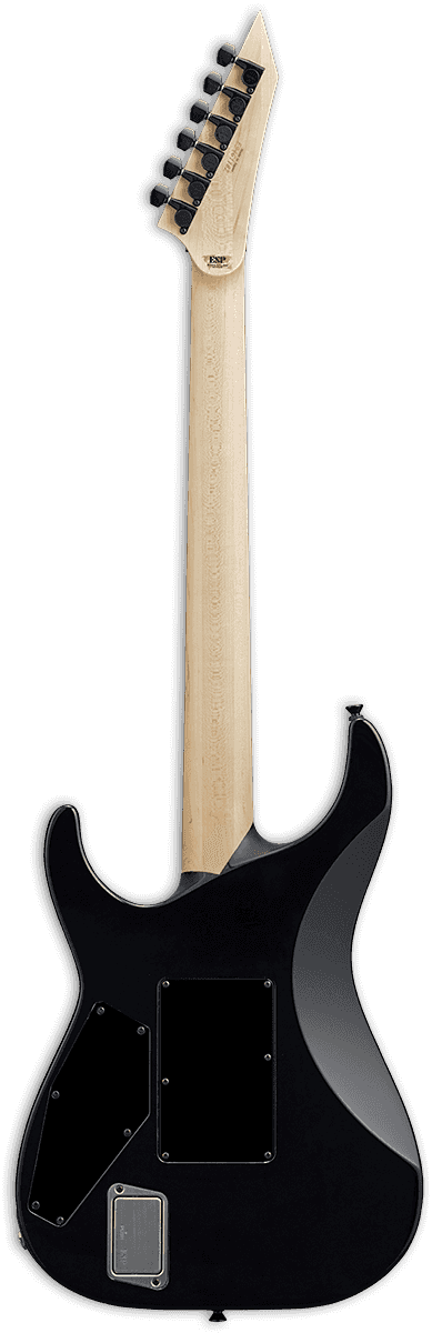 Esp Custom Shop Kirk Hammett Kh-2 Neck Thru Body Jap Signature 2h Emg Fr Rw - Black - Guitarra eléctrica con forma de str. - Variation 1