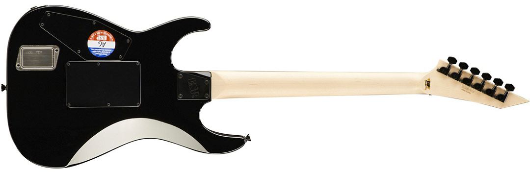 Esp Kirk Hammett Kh-2 Hh Emg Fr Rw - Black - Guitarra eléctrica con forma de str. - Variation 1