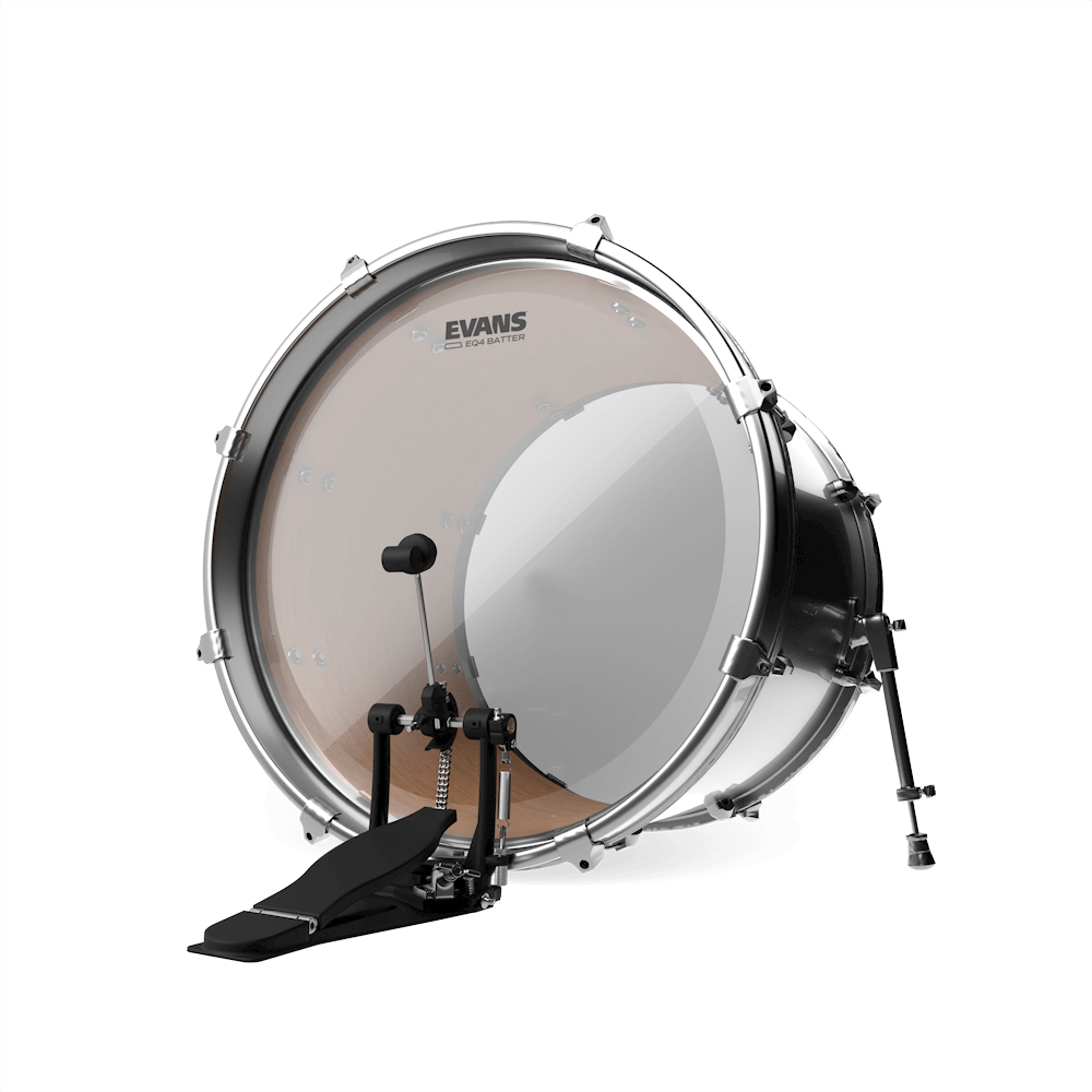 Evans Eq4 Clear Bass Drumhead, Bass Hoop Bd16gb4 - 16 Pouces - Parche de bombo - Main picture