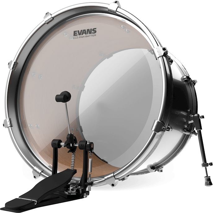 Evans Eq4 Clear Bass Drumhead Bd20gb4 - 20 Pouces - Parche de bombo - Main picture