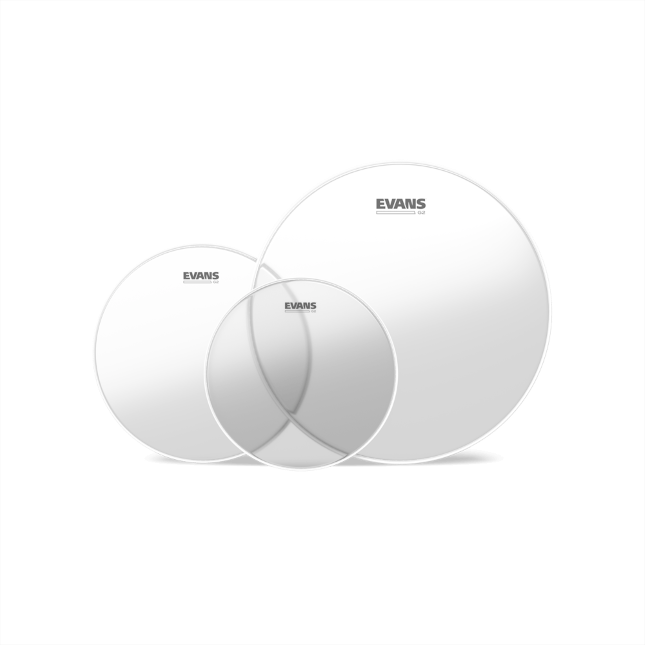 Evans Pack De Peaux Evans G2 Transparentes Pour Toms - Pack Peaux - Pack de parches - Main picture