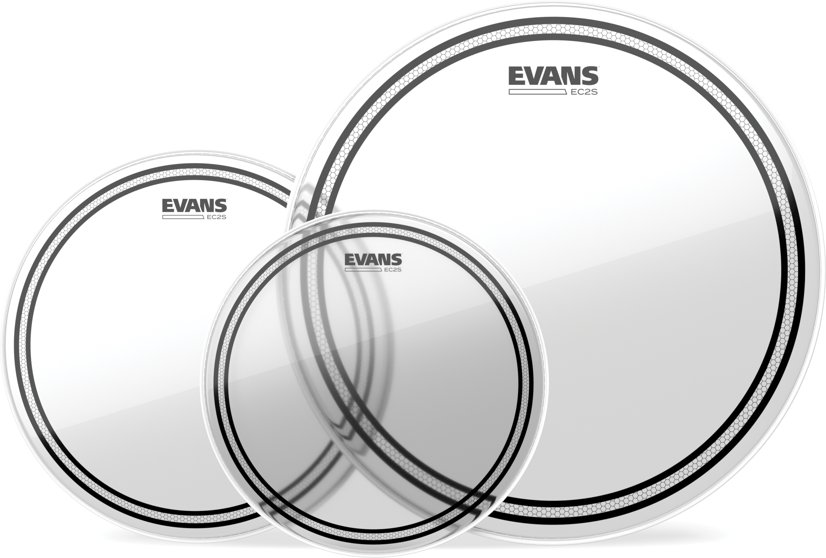 Evans Tpec2sclrs  Standard 12/13/16 Clear - Pack Peaux - Pack de parches - Main picture