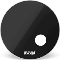 Parche de bombo Evans EQ3 Resonant Smooth Black BD18RB - 18 pulgadas