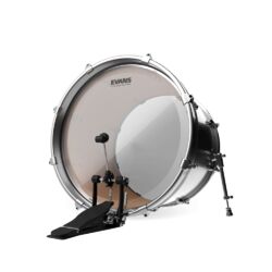 Parche de bombo Evans EQ4 Clear Bass Drumhead Bass Hoop BD16GB4 - 16 pulgadas