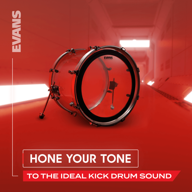 Evans Emad Clear Bass Batter - 20 Pouces - Parche de bombo - Variation 3