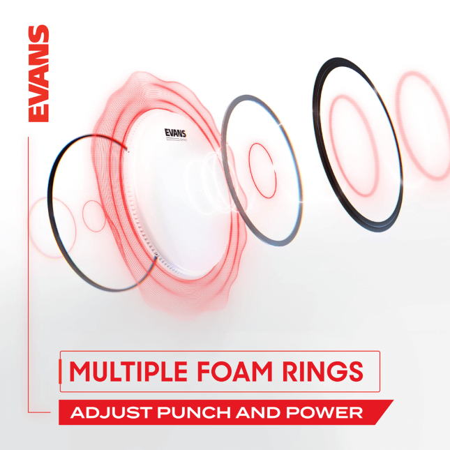 Evans Emad Resonant Bass Drumhead Bd22remad - 22 Pouces - Parche de bombo - Variation 2