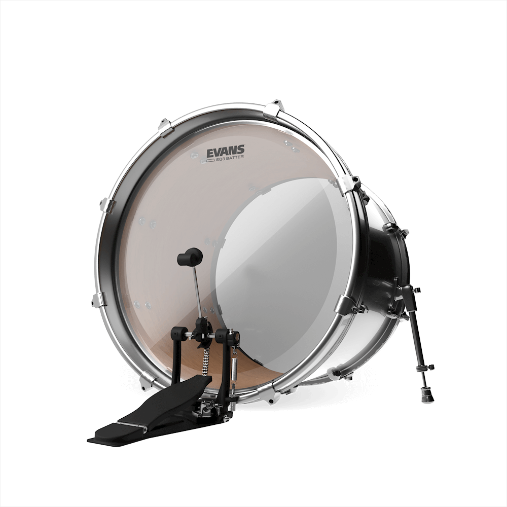 Evans Eq3 Clear Bass Drumhead Bd26gb3 - 24 Pouces - Parche de bombo - Variation 1