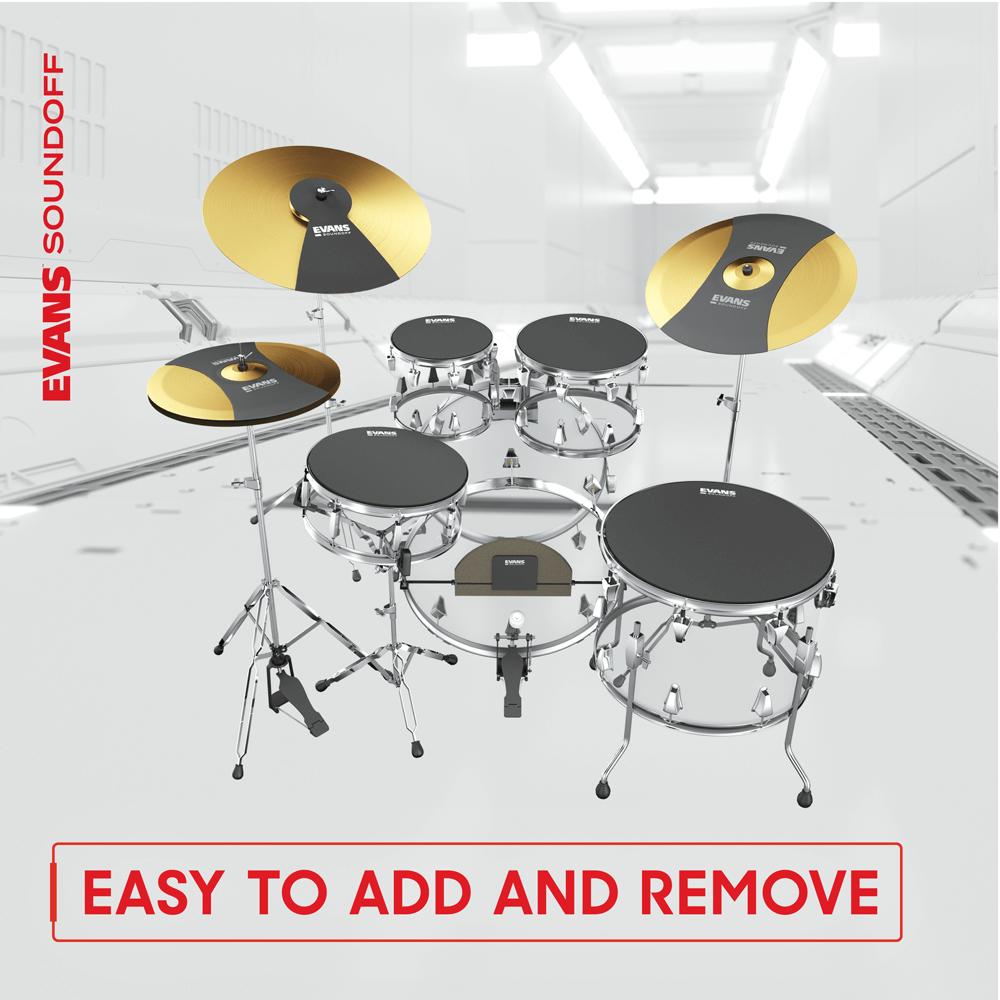 Evans Soundoff Mute Packs - Pack Peaux - Pack de parches - Variation 4