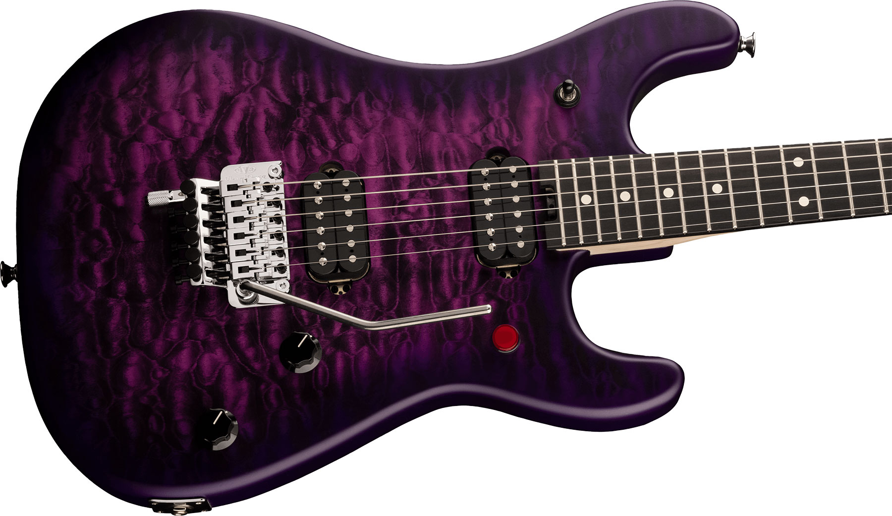 Evh 5150 Deluxe Qm Mex 2h Fr Eb - Purple Daze - Guitarra eléctrica con forma de str. - Variation 2