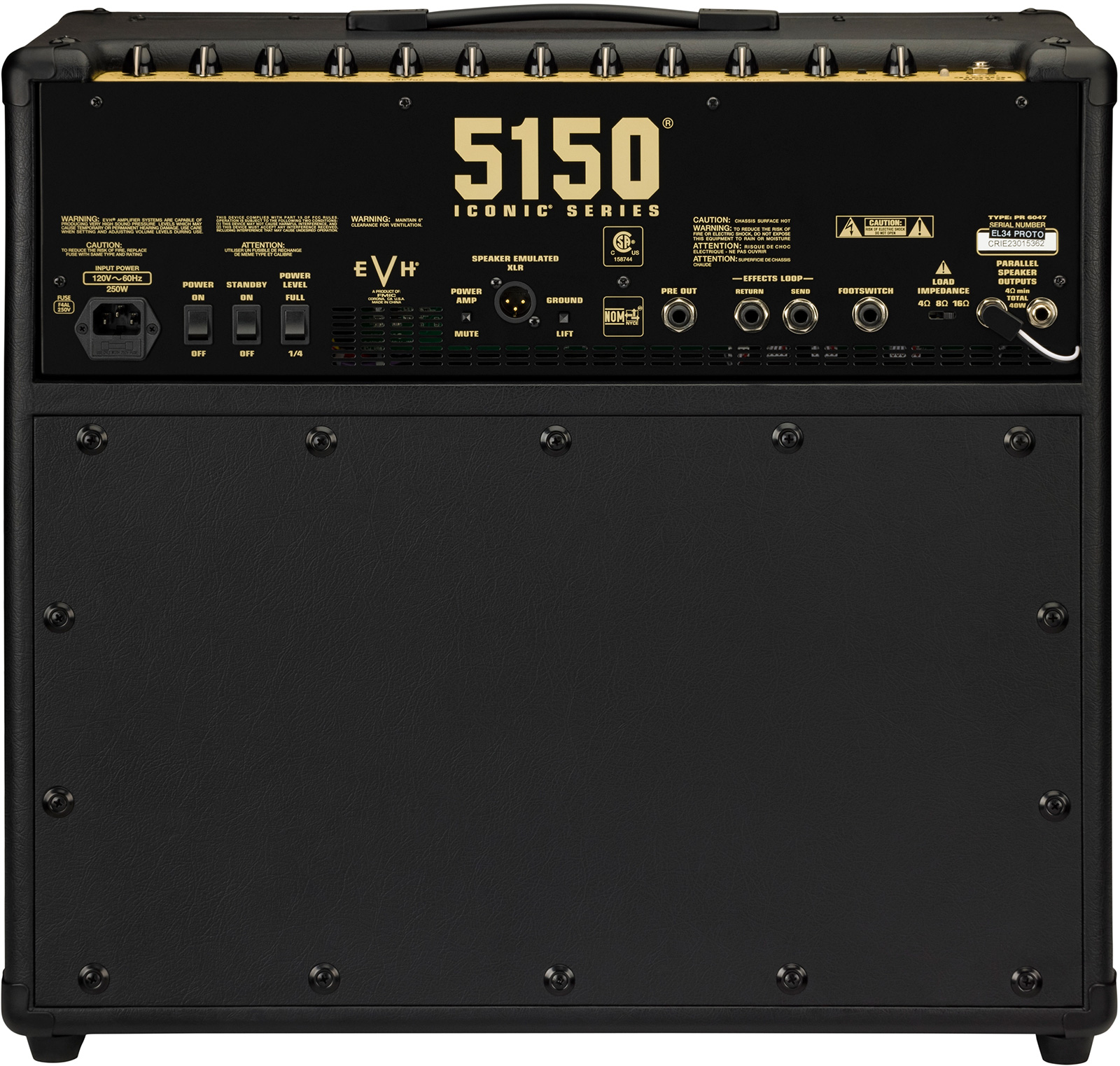 Evh 5150 Iconic El34 40w 1x12 Combo - Combo amplificador para guitarra eléctrica - Variation 1