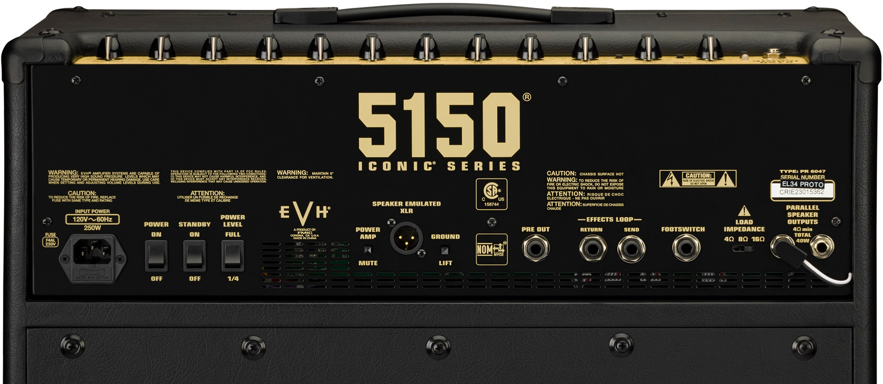 Evh 5150 Iconic El34 40w 1x12 Combo - Combo amplificador para guitarra eléctrica - Variation 4