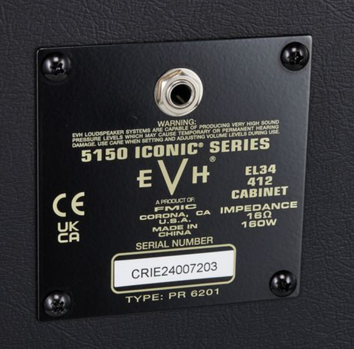 Evh 5150 Iconic 4x12 Guitar Cab. 412 160w 16-ohms - Cabina amplificador para guitarra eléctrica - Variation 3