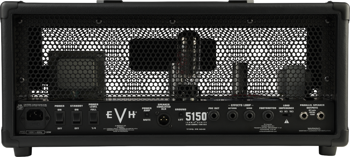 Evh 5150 Iconic 6l615w Head Black - Cabezal para guitarra eléctrica - Variation 1