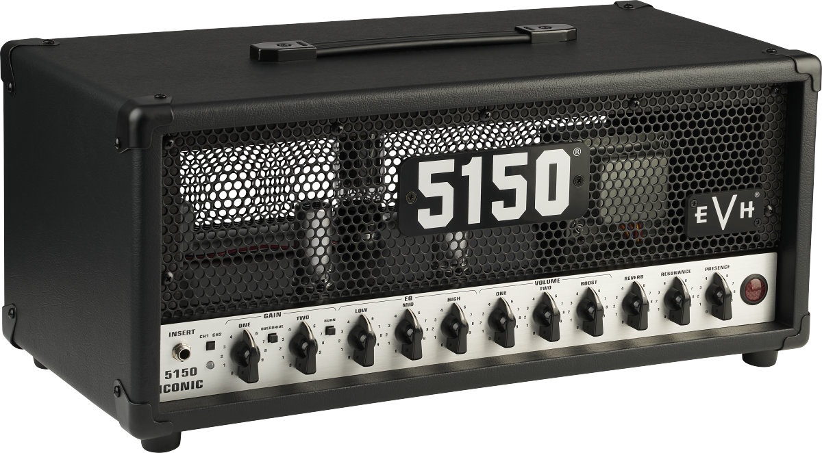Evh 5150 Iconic 6l615w Head Black - Cabezal para guitarra eléctrica - Variation 2