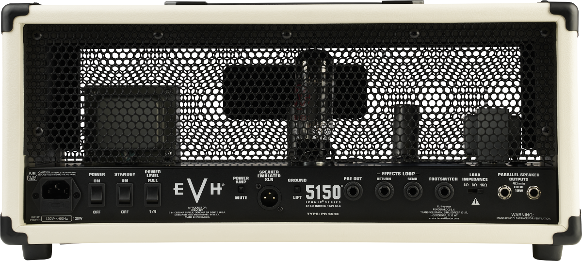 Evh 5150 Iconic 6l615w Head Ivory - Cabezal para guitarra eléctrica - Variation 2