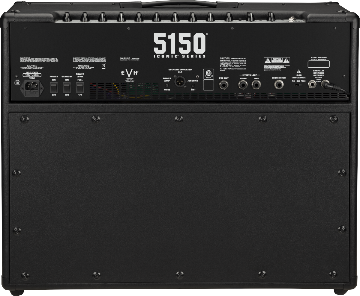 Evh 5150 Iconic Series Combo Black 60w 2x12 - Combo amplificador para guitarra eléctrica - Variation 1