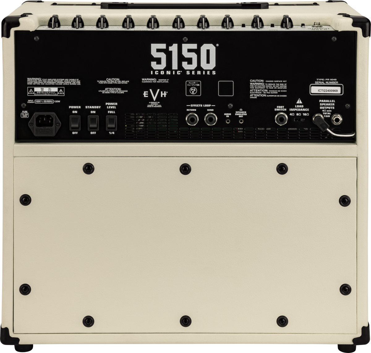 Evh 5150 Iconic Series Combo Ivory 15w 1x10 - Combo amplificador para guitarra eléctrica - Variation 1