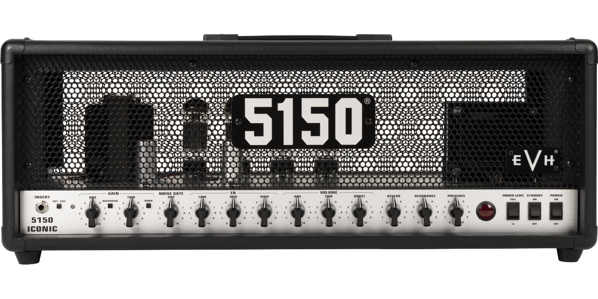 Evh 5150 Iconic Series Head 80w Black - Cabezal para guitarra eléctrica - Variation 1
