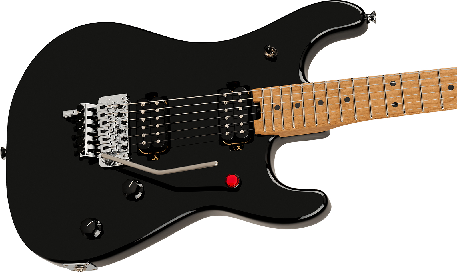 Evh 5150 Series Deluxe Mex 2h Fr Mn - Black - Guitarra eléctrica con forma de str. - Variation 2