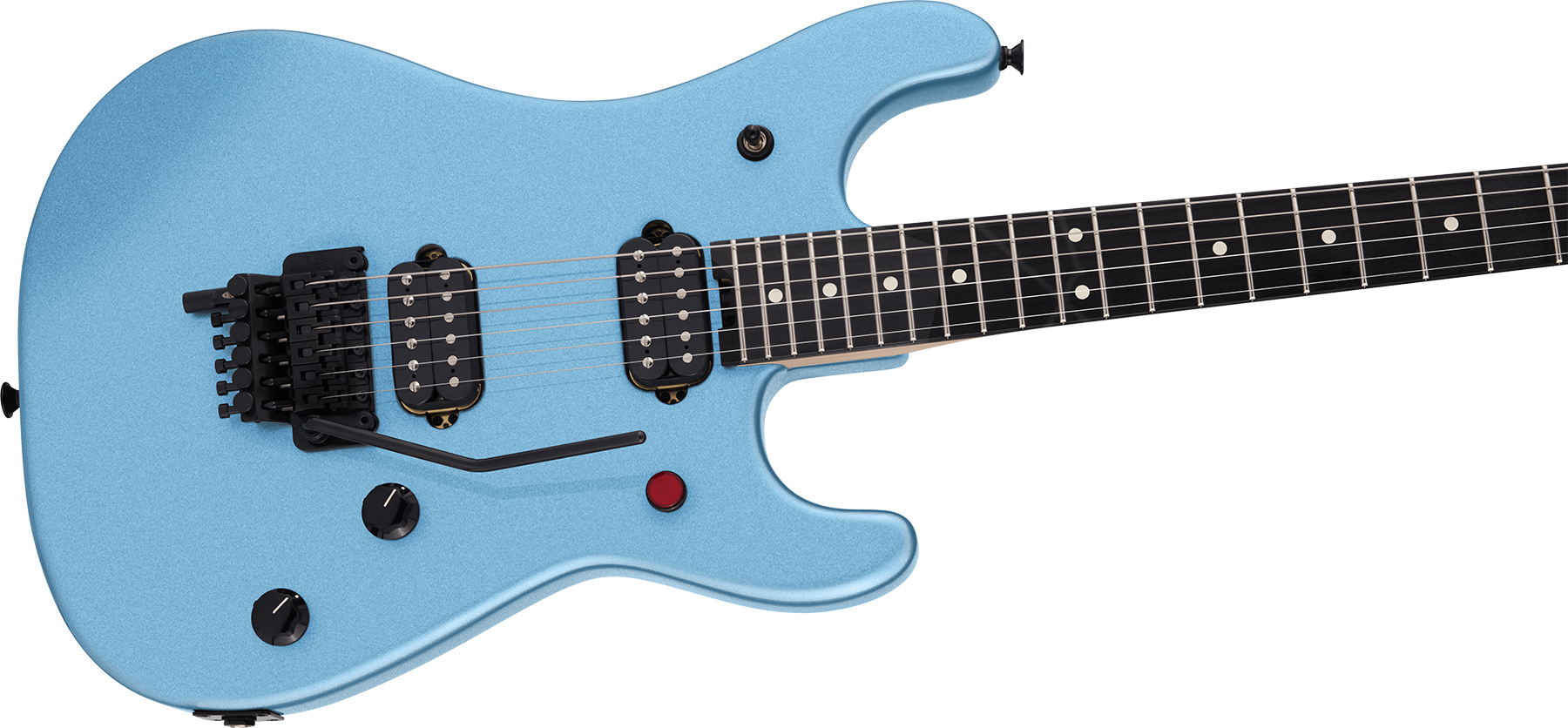 Evh 5150 Standard Mex 2h Fr Eb - Ice Blue Metallic - Guitarra eléctrica con forma de str. - Variation 2