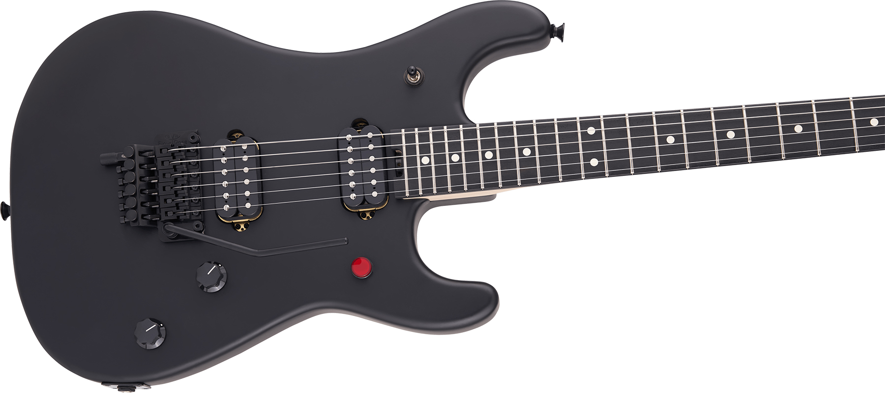 Evh 5150 Standard Mex 2h Fr Eb - Stealth Black - Guitarra eléctrica con forma de str. - Variation 2