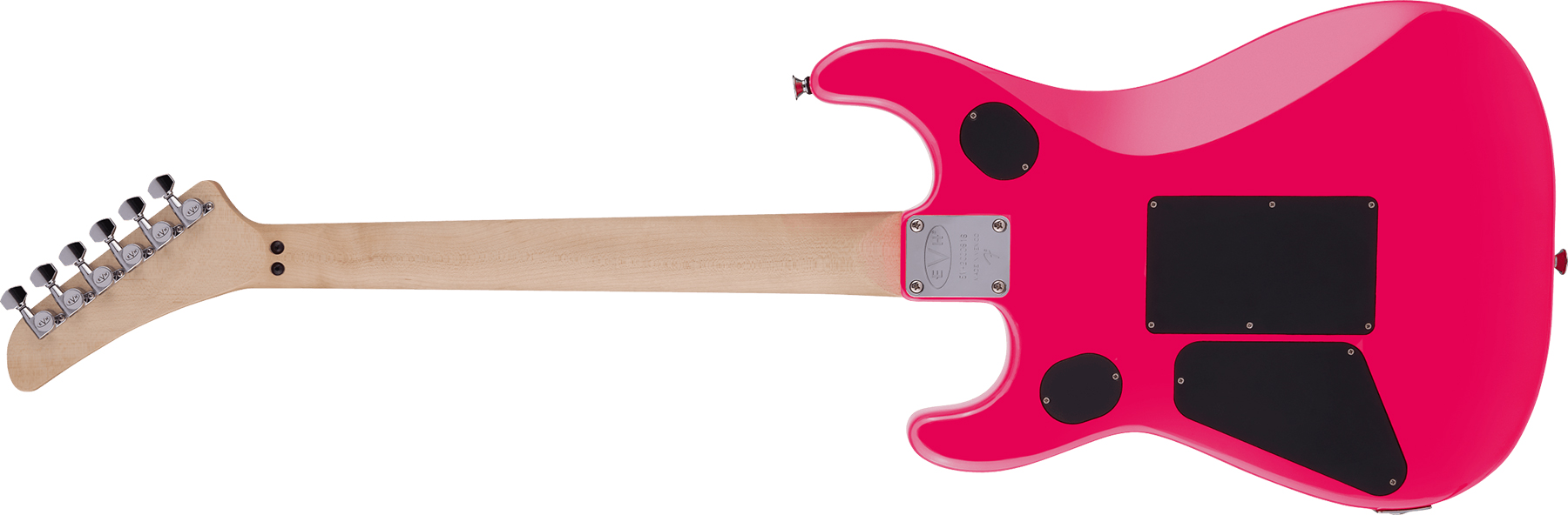 Evh 5150 Standard Mex 2h Fr Mn - Neon Pink - Guitarra eléctrica con forma de str. - Variation 1