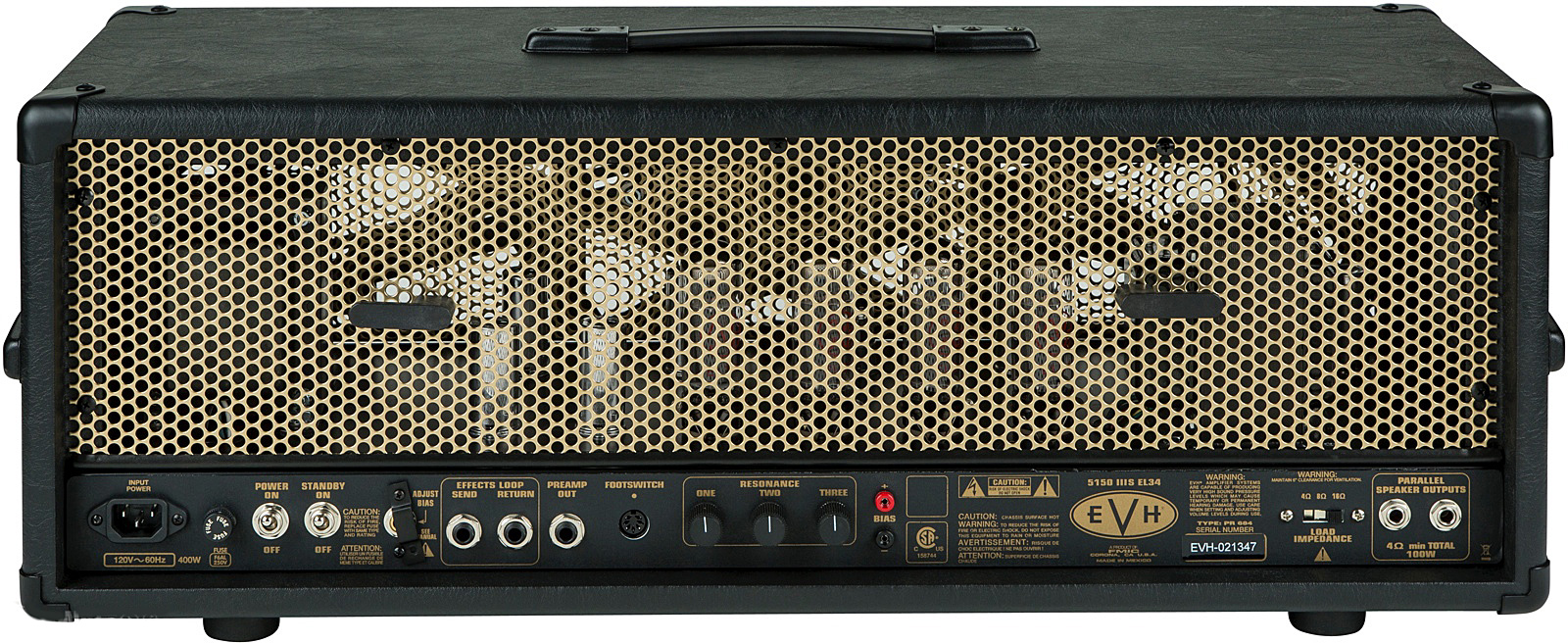 Evh 5150iiis 100w El34 Head Black & Gold - Cabezal para guitarra eléctrica - Variation 1