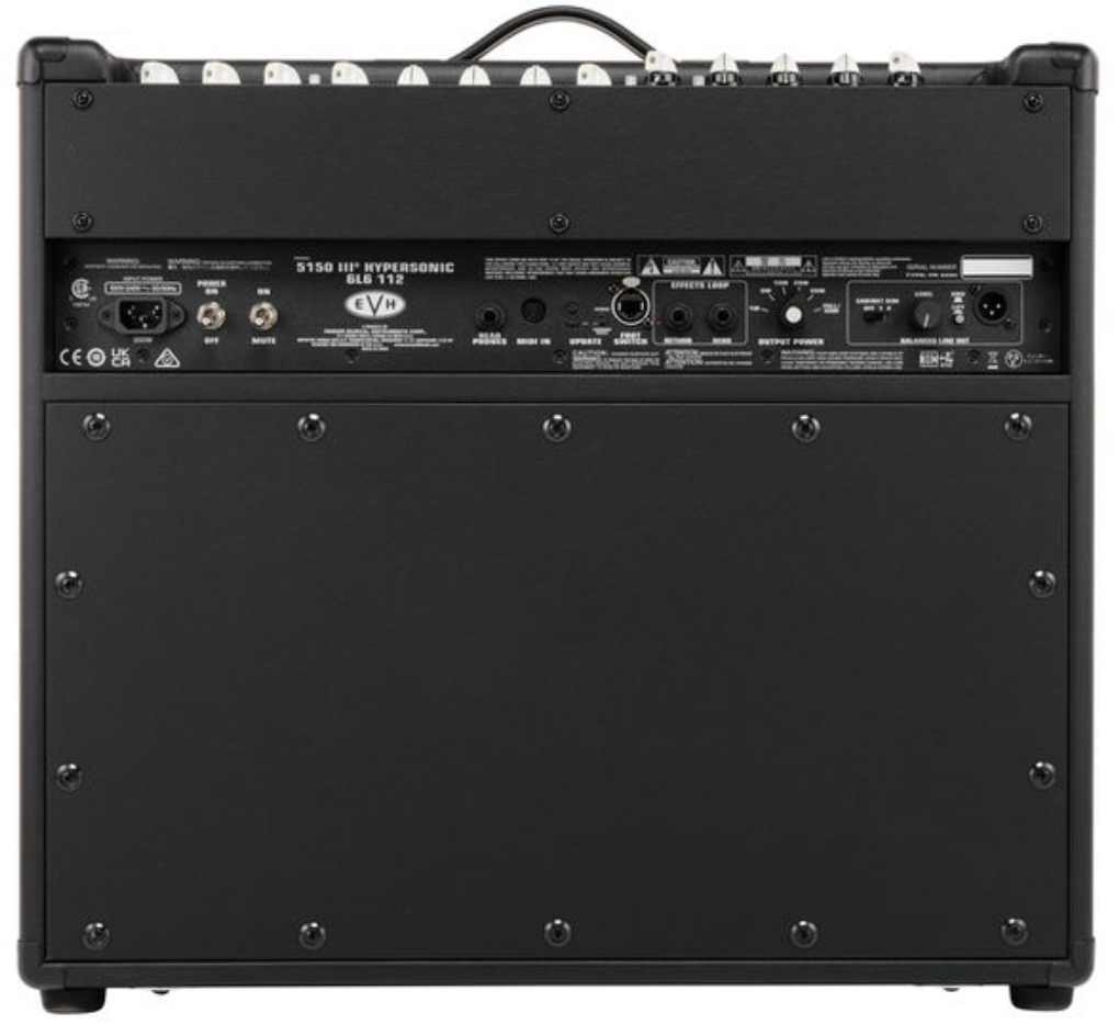 Evh 5150iii Hypersonic 6l6 1x12 Combo 50w Black - Combo amplificador para guitarra eléctrica - Variation 1