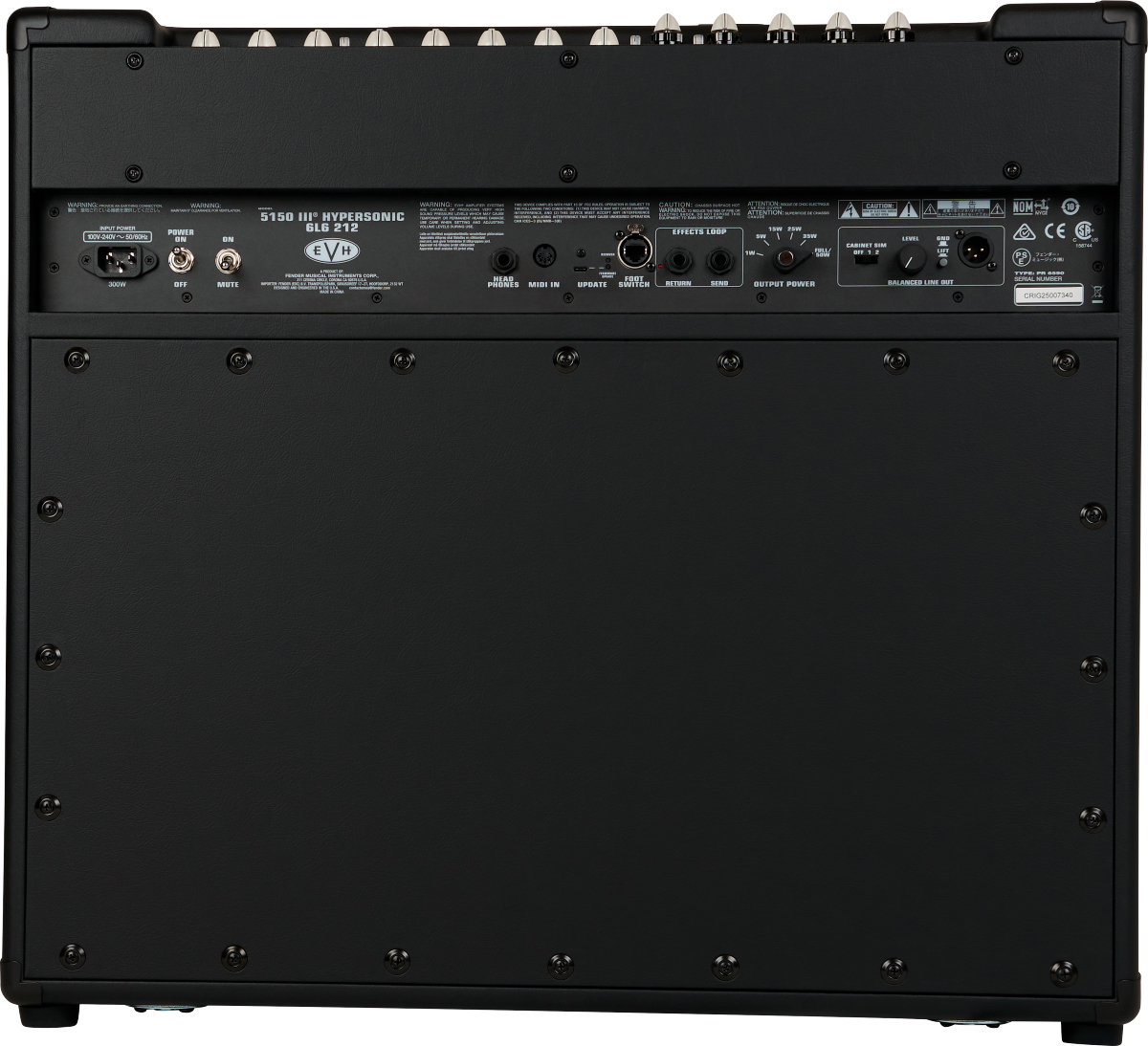 Evh 5150iii Hypersonic 6l6 2x12 Combo 50w - Combo amplificador para guitarra eléctrica - Variation 2