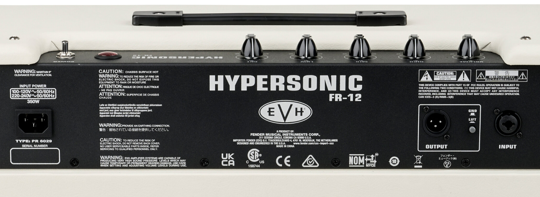 Evh 5150iii Hypersonic Fr12 1000w 1x12  Ivory - Cabina amplificador para guitarra eléctrica - Variation 5