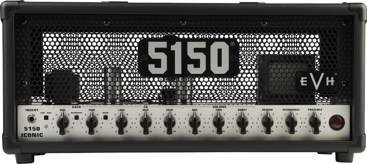 Evh 5150 Iconic 6l615w Head Black - Cabezal para guitarra eléctrica - Main picture
