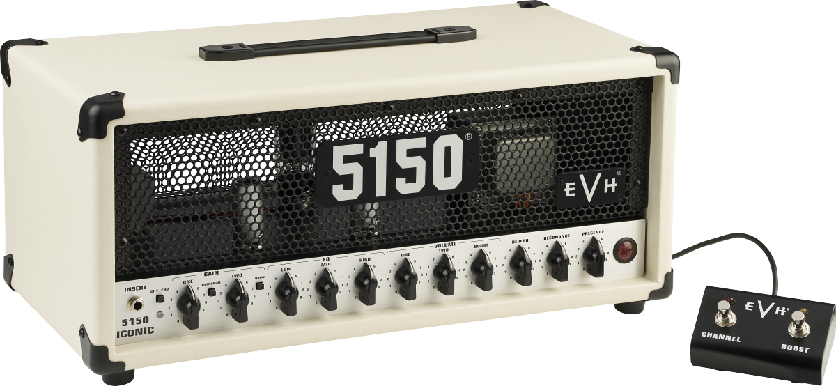 Evh 5150 Iconic 6l615w Head Ivory - Cabezal para guitarra eléctrica - Main picture