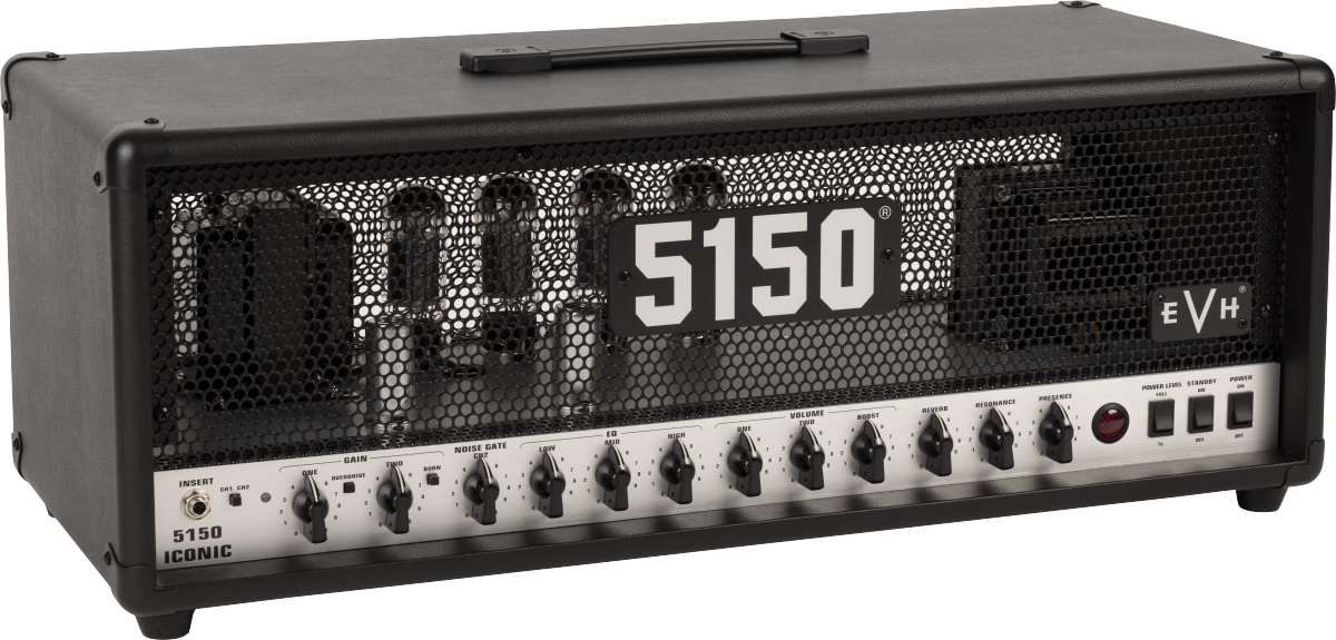 Evh 5150 Iconic Series Head 80w Black - Cabezal para guitarra eléctrica - Main picture