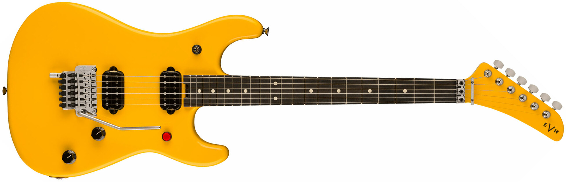 Evh 5150 Standard Mex 2h Fr Eb - Evh Yellow - Guitarra eléctrica con forma de str. - Main picture