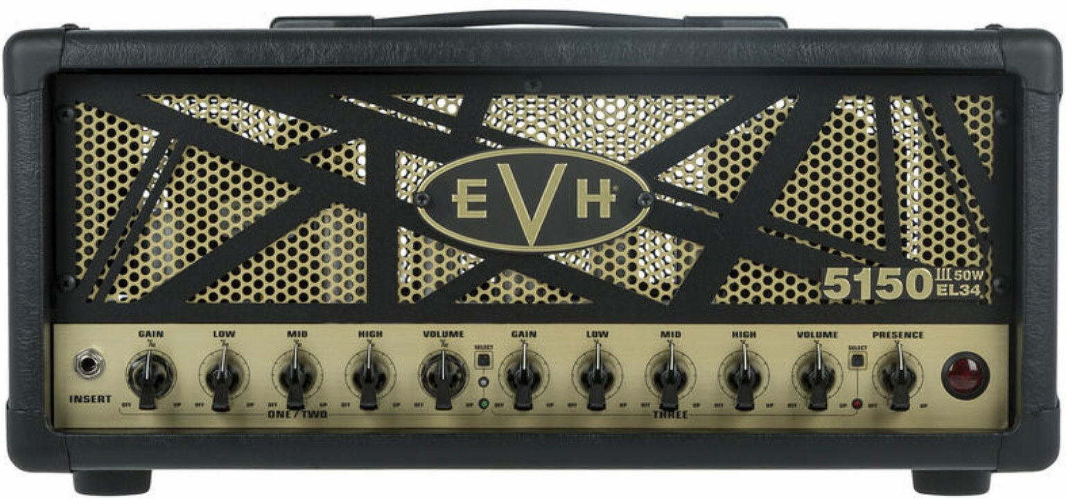 Evh 5150iii 50w El34 Head Bk - Cabezal para guitarra eléctrica - Main picture