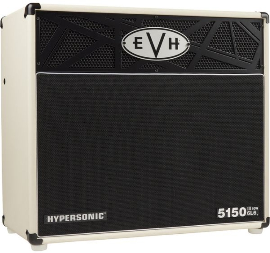 Evh 5150iii Hypersonic 6l6 1x12 Combo 50w Ivory - Combo amplificador para guitarra eléctrica - Main picture