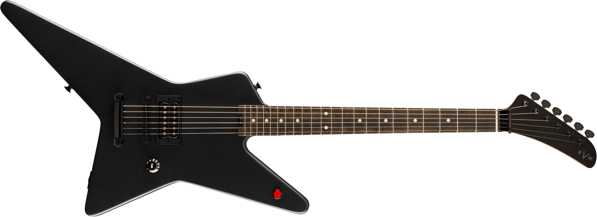 Evh Star T.o.m Ltd 1h Ht Eb - Stealth Black Matte - Guitarra electrica metalica - Main picture