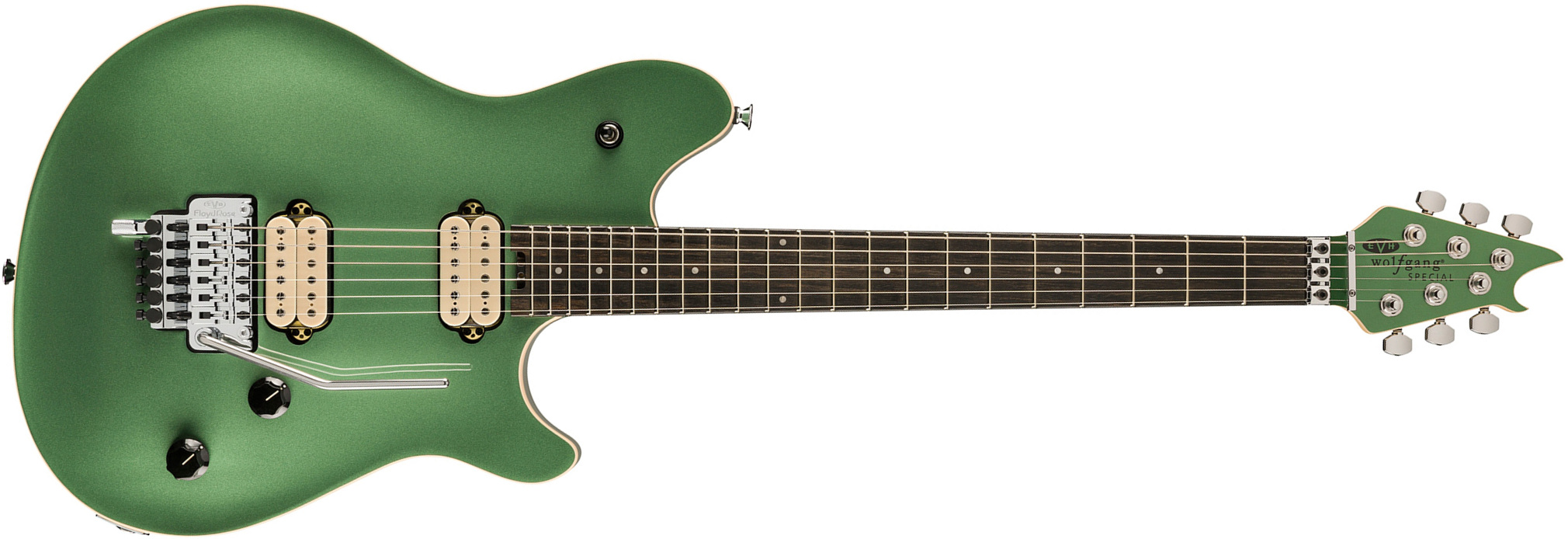 Evh Wolfgang Special 2h Fr Eb - Pelham Green - Guitarra eléctrica de doble corte - Main picture