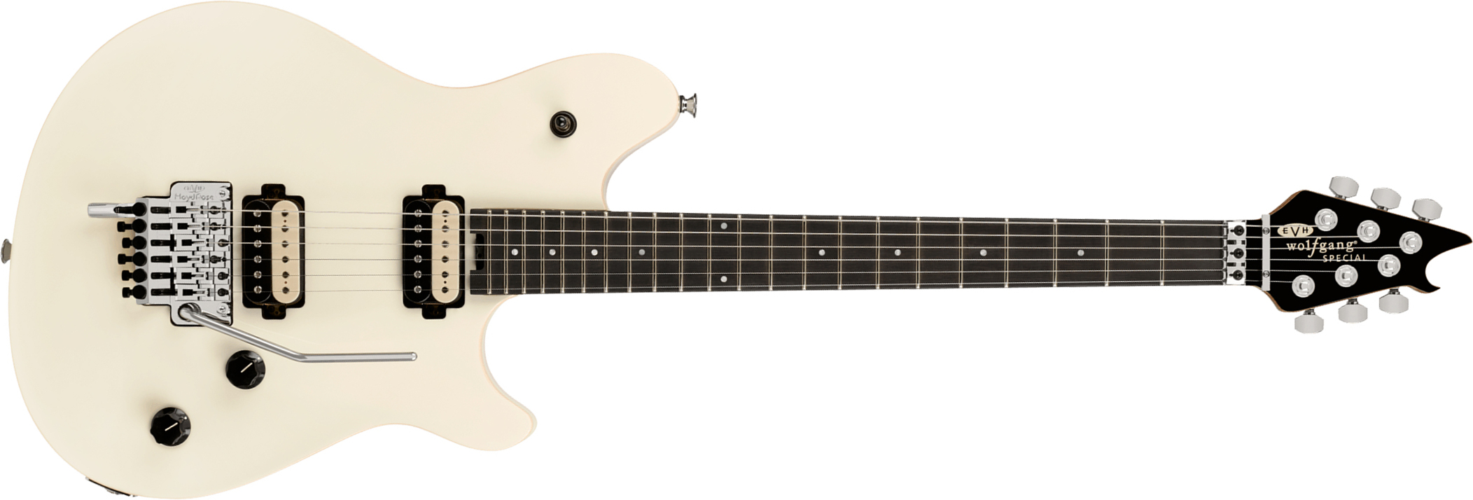 Evh Wolfgang Special Baked Maple Mex 2h Fr Eb - Ivory - Guitarra electrica metalica - Main picture