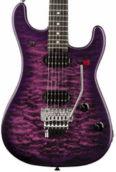 Guitarra eléctrica con forma de str. Evh 5150 Series Deluxe QM (MEX, EB) - Purple daze