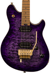 Guitarra electrica metalica Evh                            Wolfgang Special QM - Purple burst