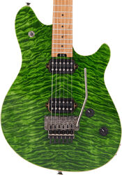 Guitarra electrica metalica Evh                            Wolfgang WG Standard QM - Transparent green