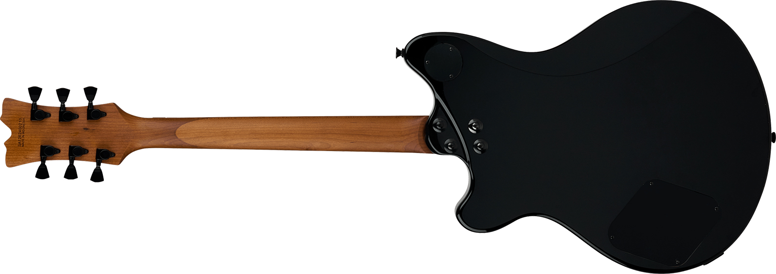 Evh Sa126 Standard 2h Ht Rw - Piano Black - Guitarra eléctrica semi caja - Variation 1