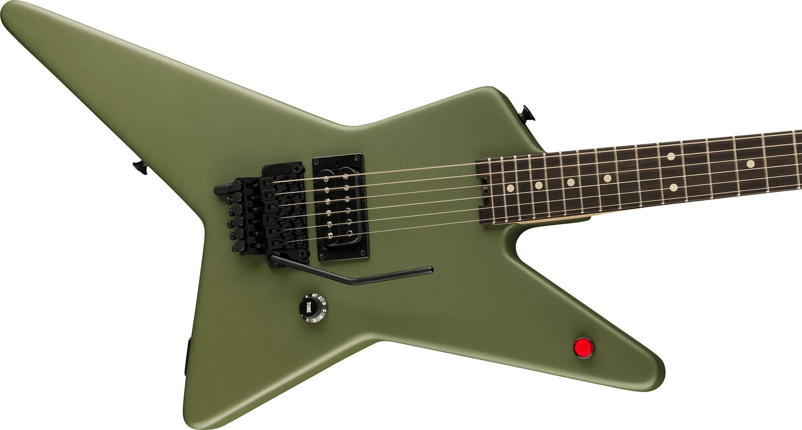 Evh Star Limited Edition 1h Fr Eb - Matte Army Drab - Guitarra electrica metalica - Variation 2