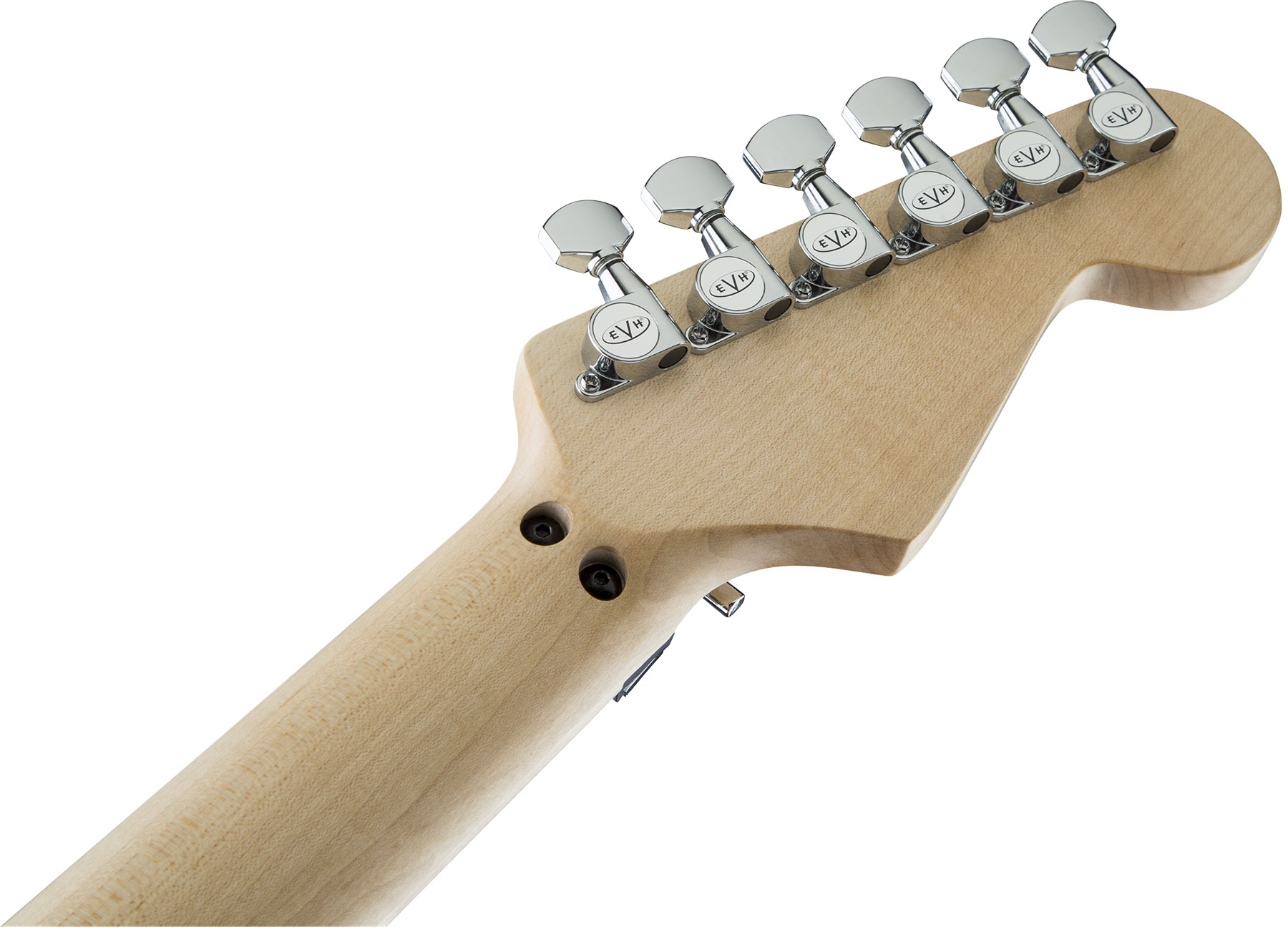 Evh Striped Series Lh Gaucher Signature H Fr Mn - Red Black White Stripes - Guitarra electrica para zurdos - Variation 3